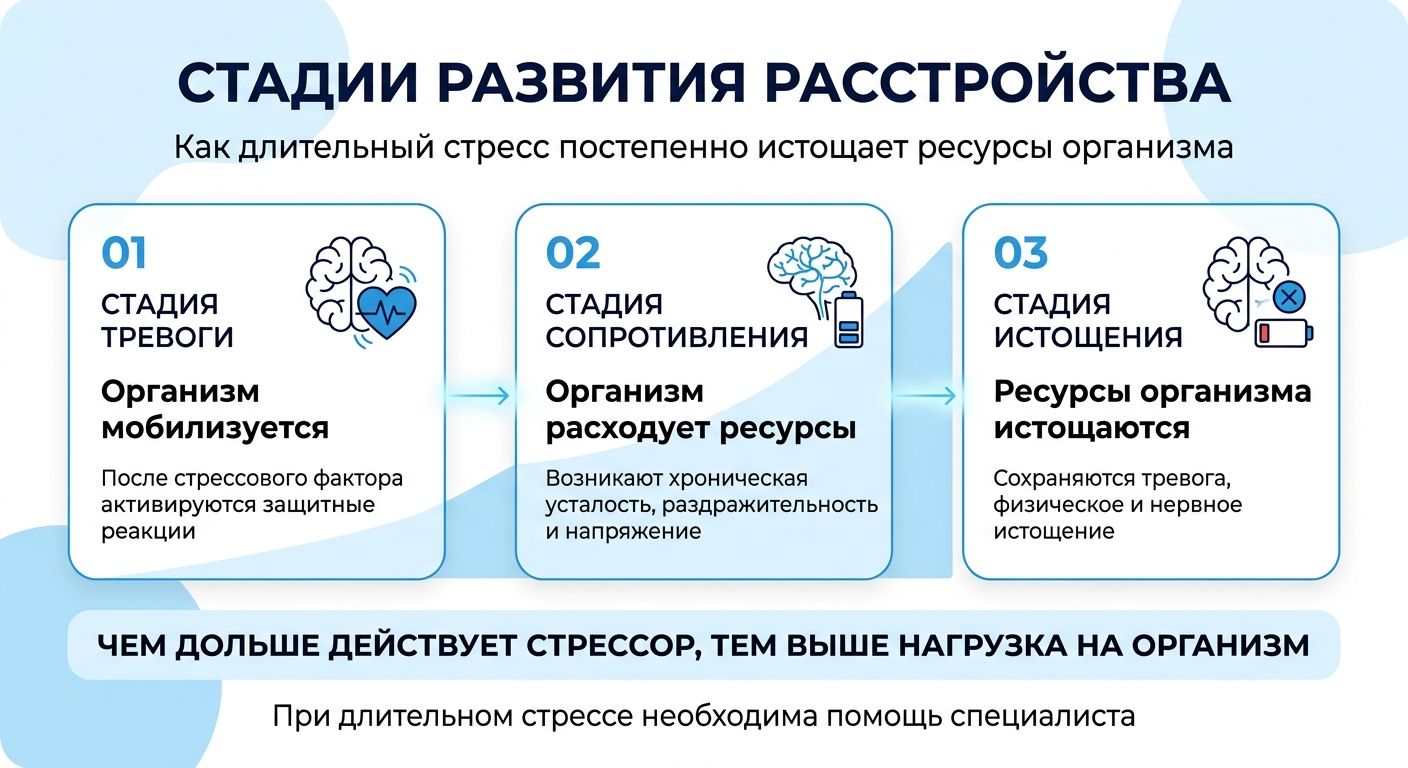 Лечение стресса в Ершове инфографика